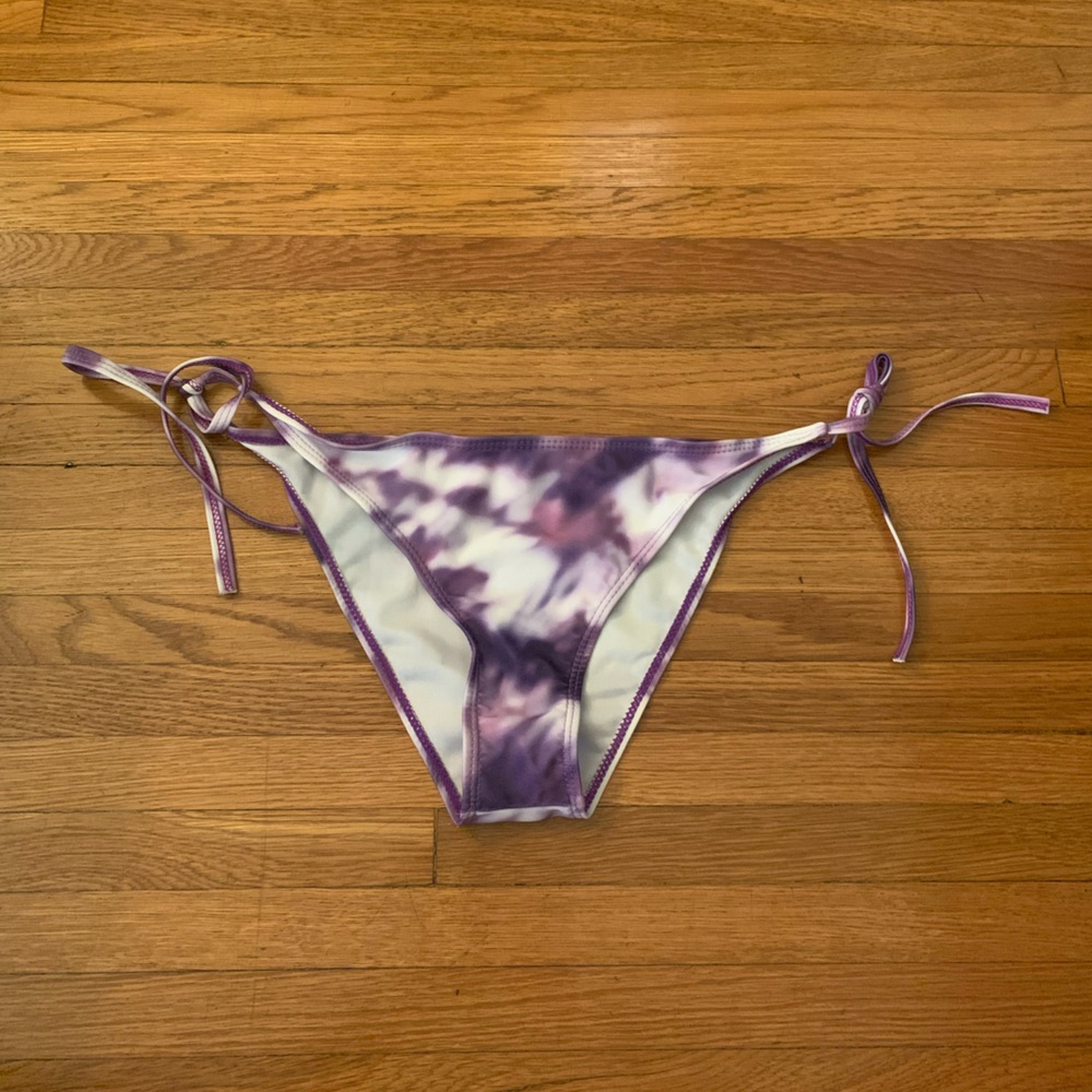 Purple Tie-dye Bikini Bottoms